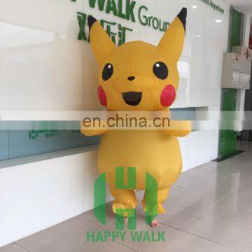 China costume jewelry cheap pikachu costume inflatable costume for cosplay