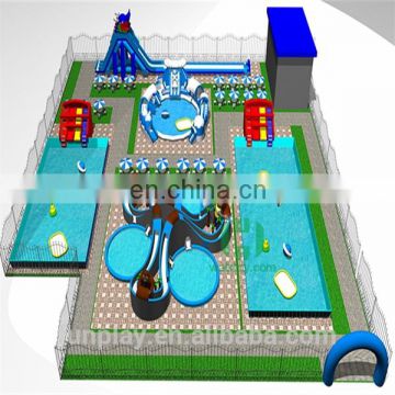 HI middle commercial inflatable gaint fun park for sale