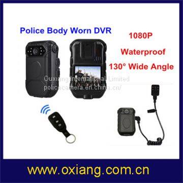 Waterptoof  Support Renote Controller External Mini Camera 1080P Police Body Worn Camera