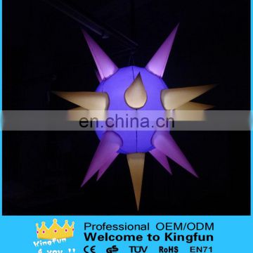 Star shaped inflatable led decoration for party/wedding/festival/event