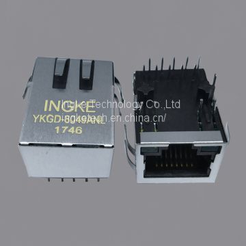 A60-113-331P432  Gigabit Through Hole  RJ45 Jacks with Integrated Magnetics