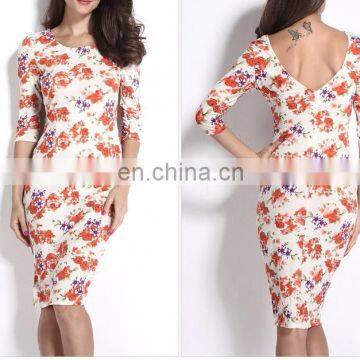 Body Shaped Elegant Hollow Out Dress photo-4