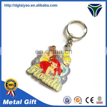 Casting and painting custom fairy metal keychain