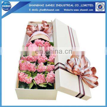 Custom paper flower packaging box