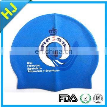 adult and children size printing silicone swim cap