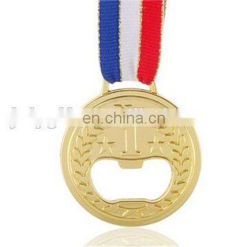 Custom metal bottle opener medal