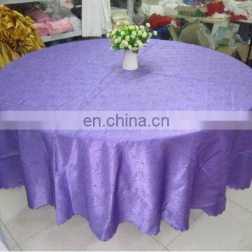 lavender hotel jacquard table cloth