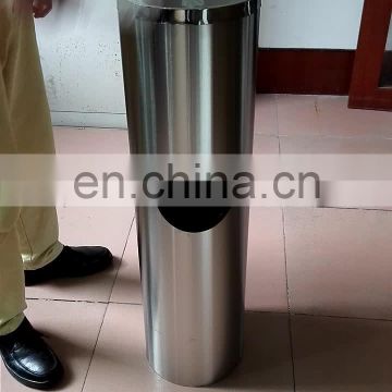 Stainless steel floor standing wet wipe dispenser