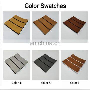Melors EVA Non Skid Flooring Faux Teak Stripe