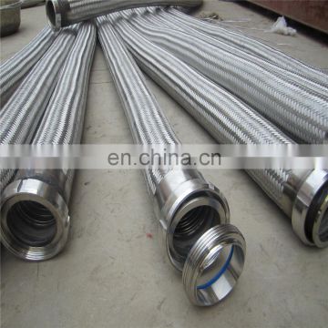 1/2 Inch SS304 Stainless Steel Flexible Braided Metal Hose for Steam