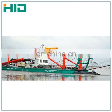 HID 12 inch mini sea sand mud cutter suction dredger dredging boat for sale