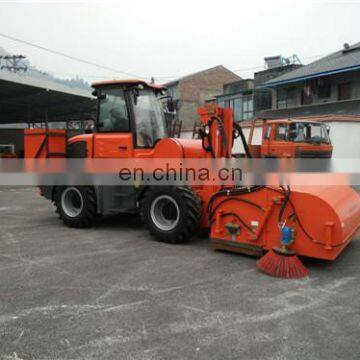 Road Cleaner Multifunctional Wheel Loader With Sweeper Road Sweeping Machine photo-3