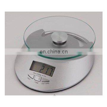 electronic Kitchen scales with glass tray