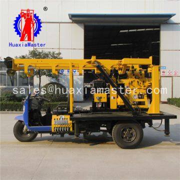 XYC-200A tricycle-mounted water well drilling rig/borehole drill rig machine