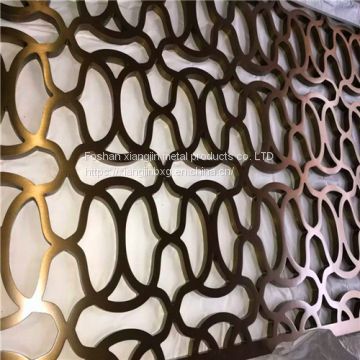 JFYY015 Indoor Decoration Metal Iron decorative room divider Cheap Laser Cut hotel partition screen