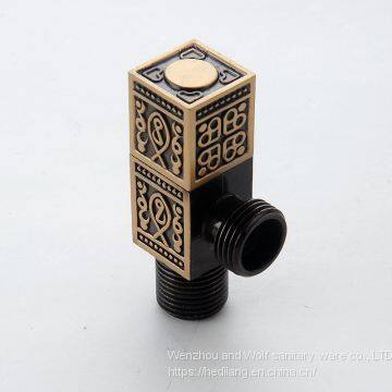 European Style Archaize Angle Valve Thickening Hot and Cold Universal Angle Valve Water Heater Valve
