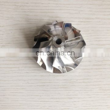 RHC6 forward NH165203 53.70/70.00mm  6+6 blades  turbo milling/aluminum 2618/billet compressor wheel for VD24