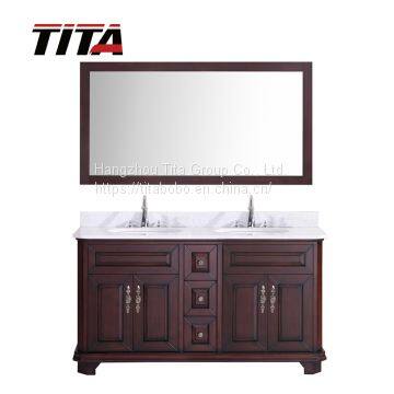Антикварный ваннный комод из массива дерева T9314-60/72A