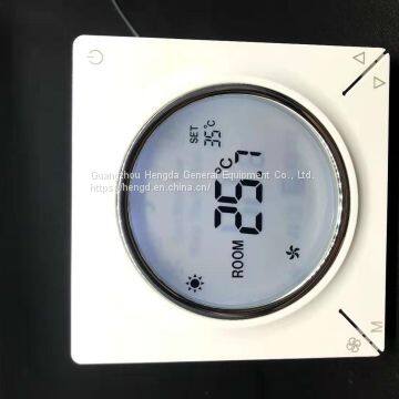 digital room thermostat temperature controller for fan coil unit
