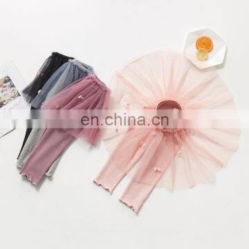 Fashion Style Latest Autumn Wear Star Tulle Patchwork Baby Girls Skirt Pants on Sale photo-3
