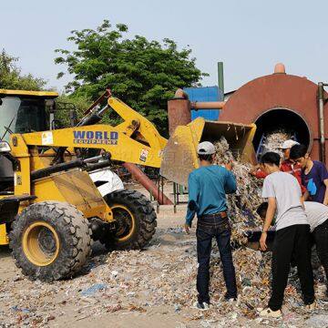 Sold to Spain High Quality and Environmental Protection Waste Tire Recycling to Oil Machine photo-2