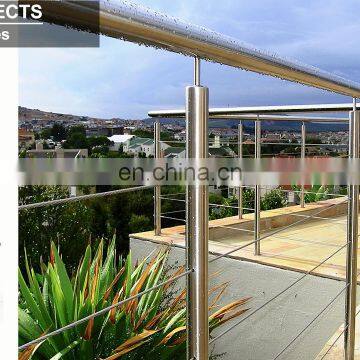 High Quality Balcony Stainless Steel Tensioning Cable Railing System Kits Balustrades Post