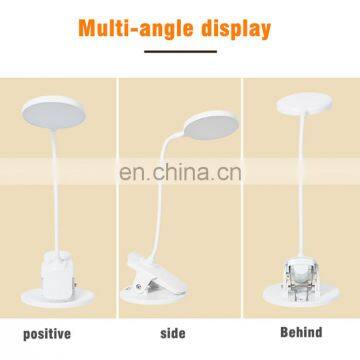 Custom Logo OEM Factory Wholesale Modern Usb Rechargeable Bedside Touch Led Desk Lamp photo-5