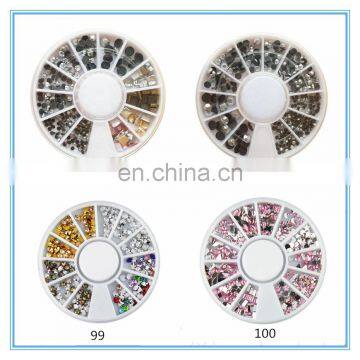 different design nail art rhinestone crystal flat back charm decoration for beauty