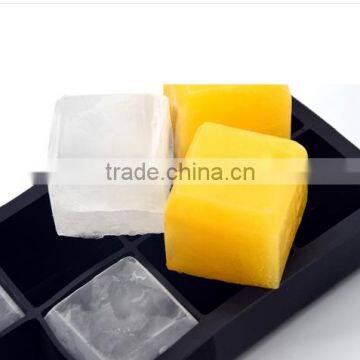 4/6/8 Cavity Reusable Ice Cube for Drink, Square / Round Shape Silicone Ice Cube Tray photo-5