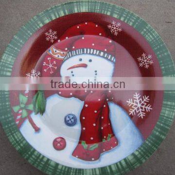 2016 CHRISTMAS DAY CERAMIC PLATE CHRISTMAS THEME