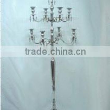 9 Lite Crystal Hanging Candelabra For wedding