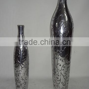 Aluminum Floral Etching Flower Vases 2030