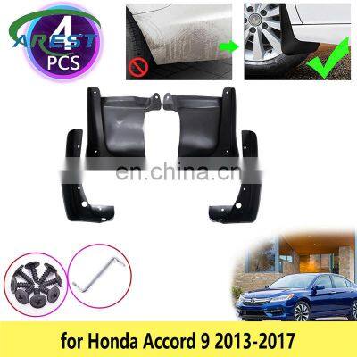 4PCS for Honda Accord 9 2013 2014 2015 2016 2017 Mudguards Mudflaps Fender Mud Flap Splash Guards Protect Rear Car Accessories