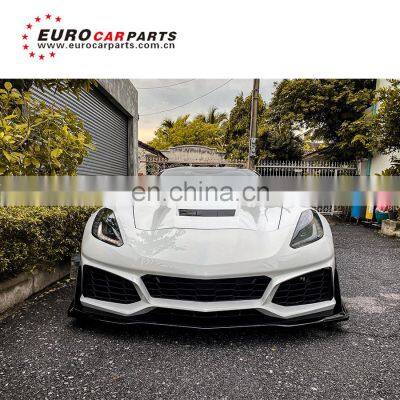 C7 ZR1 front bumper for C7 to ZR1 style high quality PP material C7 body kit