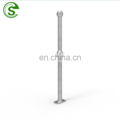 Secure railing ball joint handrail