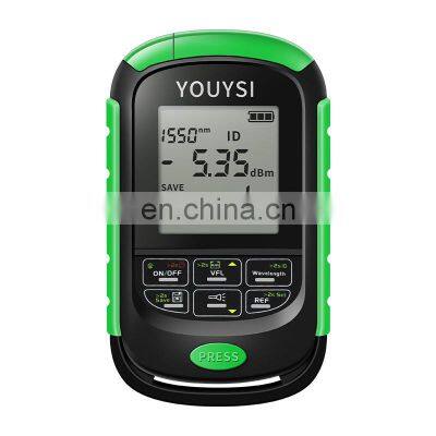 Optical Power Meter VFL Network Cable Test Optical Fiber Tester LED Light Rechargeable battery YYS-OP60N