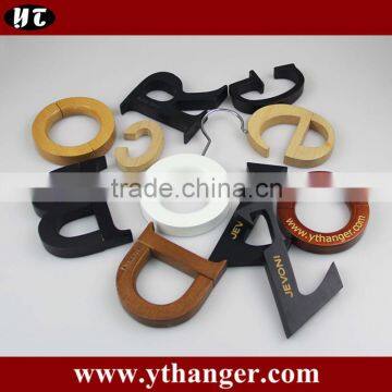 YT-WR001 handmade disply Wooden scarf Ring for jeans