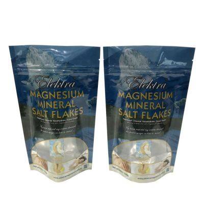 Resealable Heat Seal Foil Bath Salt Packaging / Himalayan Salt Bag With Window photo-2