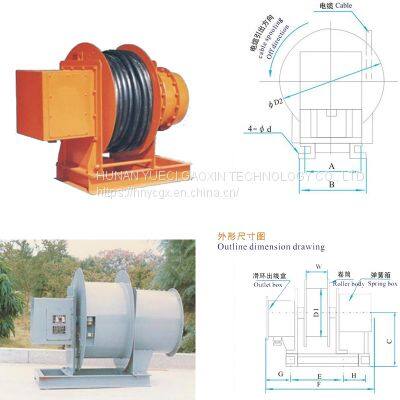 Spring Type Cable Drum Multiple Options for Lifting Electromagnet photo-4
