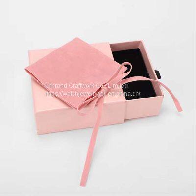 Wholesale flip Bag Jewelry super fiber velvet cloth bag watch Ring Necklace Earring Jewelry envelope bag