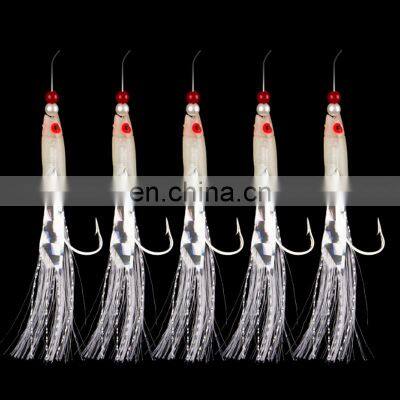 3/0 Luminous 5 Hooks Fishing Hook Rigs