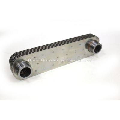 FPT IVECO CASE Cursor9 Euro 6 F2CFE612 A/B/D F2CFE614A*B041/F2CGE614F*V004 5802431166 OIL COOLER CORE 504127469 504130575 5801389774