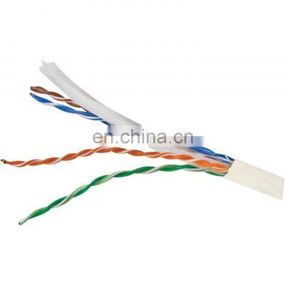 305m/box cat6 utp cable indoor UTP cat6 network cable 0.57mm bare copper cat6 cable