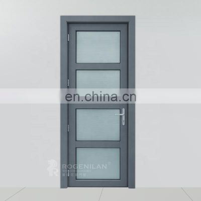 Aluminum frame fiber bathroom door waterproof design