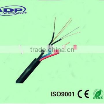 indoor FTTH fiber optic cable with 2C power cable