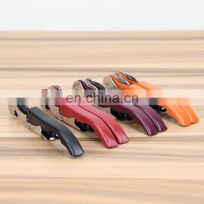 Sale Wedding Favors Design Gadget New 2022 Corkscrew Beer Engraved Wing Black Wine Opener Bottle photo-5