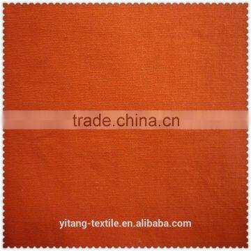 orange linen cotton blended fabric