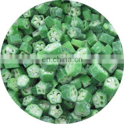 Excellent Quality BRC Certified IQF Frozen Okra Cut