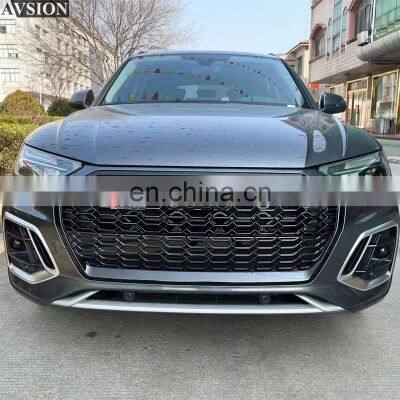 Car Grille for Audi Q5 modified SQ5 RSQ5 look like front face high quality ABS material Grill Grid