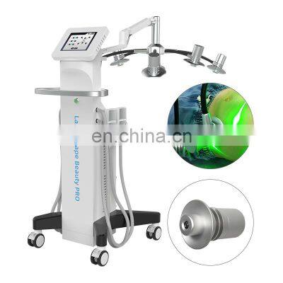 2022 CE approved Body shaping Weight Loss Shape Slimming 532nm green Wavelength 6D cryo Laser EMS Therapy Fat Removal Machine